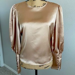 SHEIN⭐️ Silk Buttoned Longsleeve top!!!‎